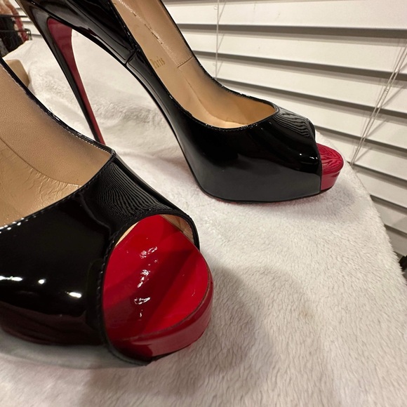 Christian Louboutin Patten Leather Heels - Picture 5 of 10